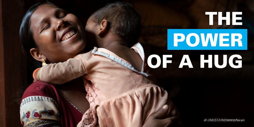 Sometimes a hug is all that a child needs to feel safe and loved.

Sitting snug in a lap, a hug filled with love goes a long way in making a child feel cared for and wanted.

#ENDviolence
#TuesdayThought