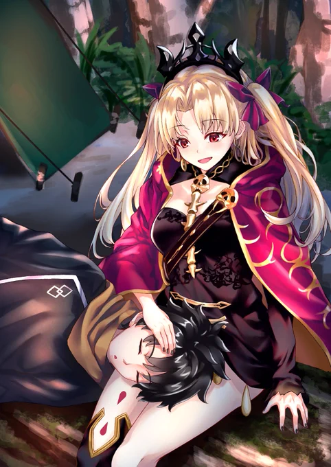 #エレシュキガル流し
自分の絵でよければ・・・ 