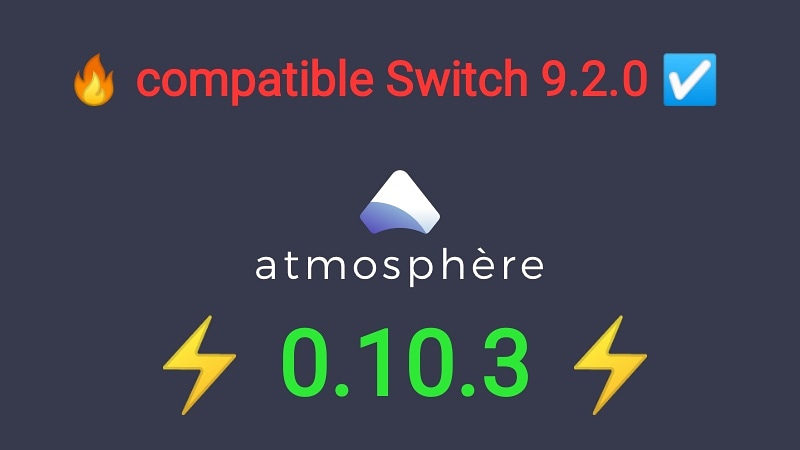 ModchipFrance's tweet photo. 🔥 le cfw atmosphère est déjà compatible avec la nouvelle mise à jour 9.2.0 🔥
#Switch #Atmosphere #hack #modchipfrance
#reparation #modification #cfw https://t.co/QhwPBBxQra