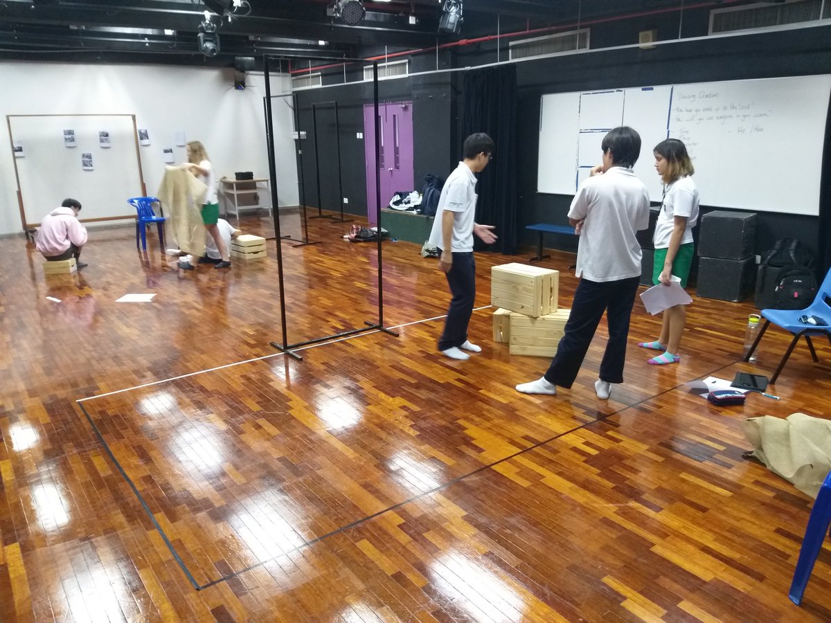 GCSE devising performances. Creating work with limited space and props! #gislearning