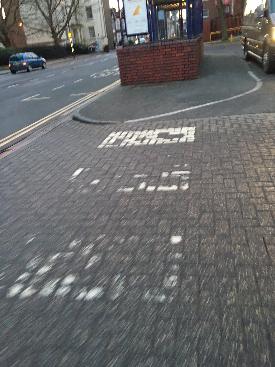 N1sh's tweet photo. @BedfordTweets nearly got run over at a zebra crossing as the driver couldn’t see the markings . Please repaint and avoid a potential fatalities #visionzero #bedfordcouncil #bedfordstation #zebracrossing https://t.co/FA6uStTcmy