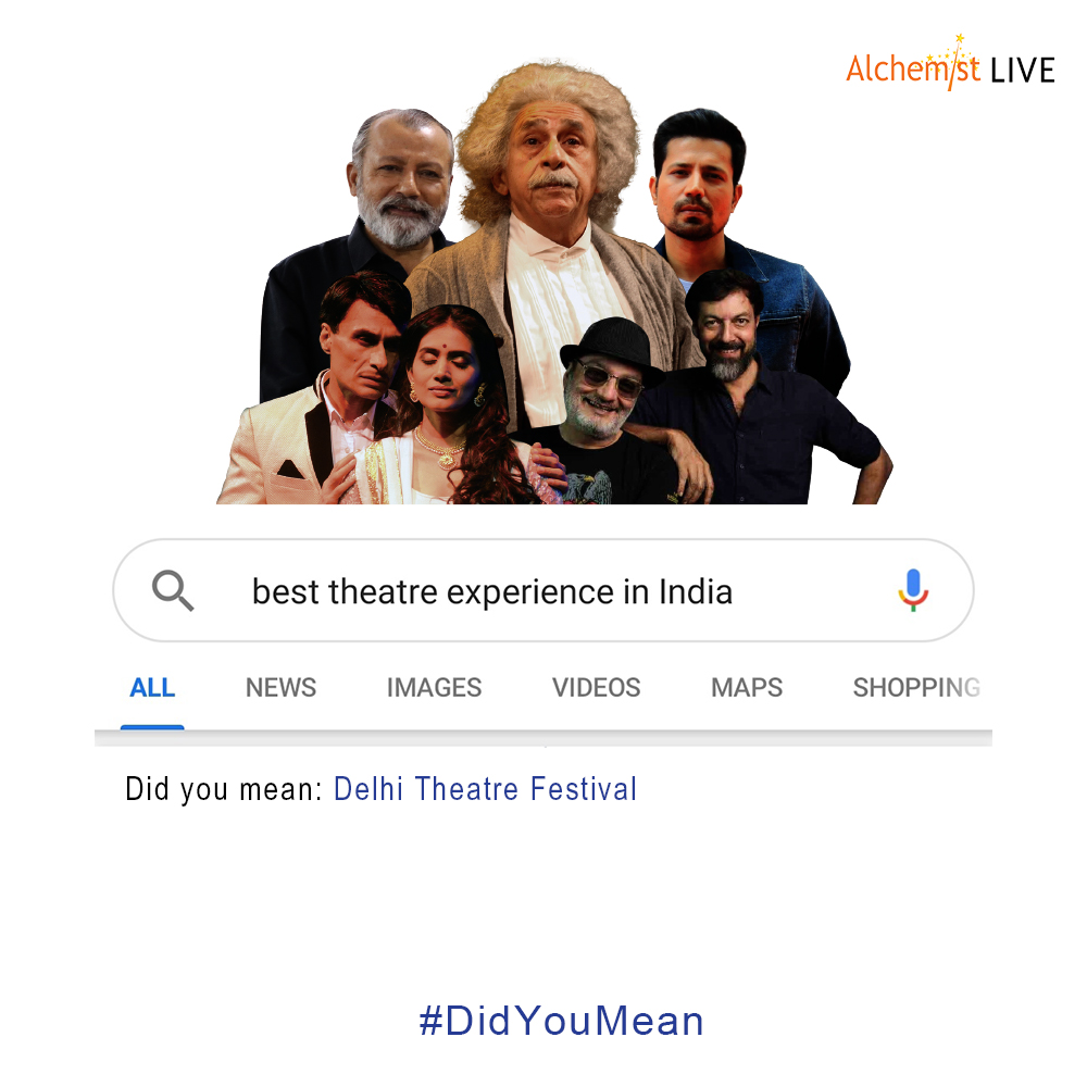 DTF2019's tweet photo. Looking for the best theatre experience?
Look no further, because there is only one: Delhi Theatre Festival

#AlchemistLIVE #DidYouMean https://t.co/o6su7KheBZ