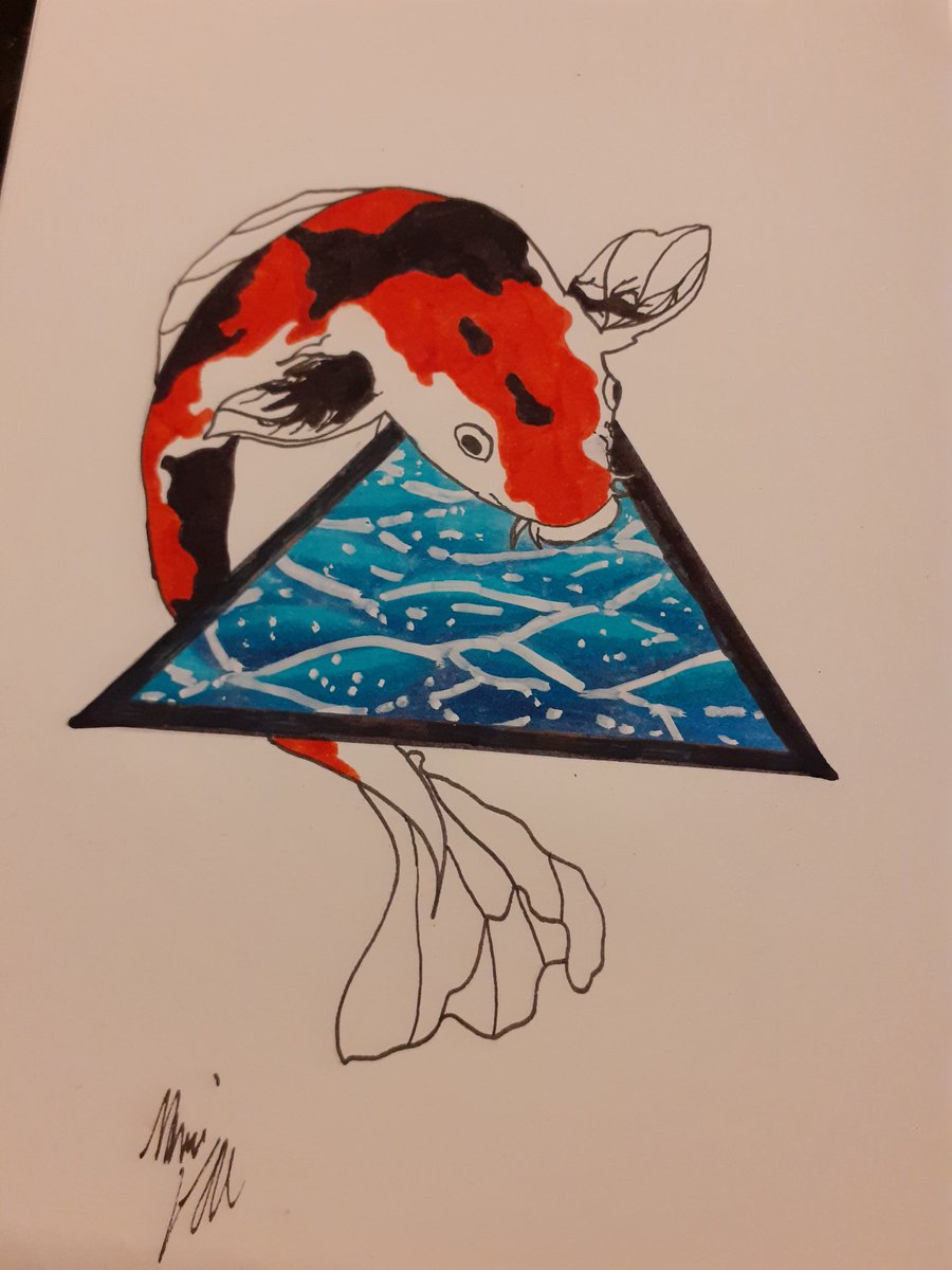 Koi fish🐟
#koifish #koifishart #prismacolorart #prismacolor #prismacolordrawing #drawing #art #myart #artistontwitter #fish #aesthetic #aestheticdrawing #like4like #follow4follow