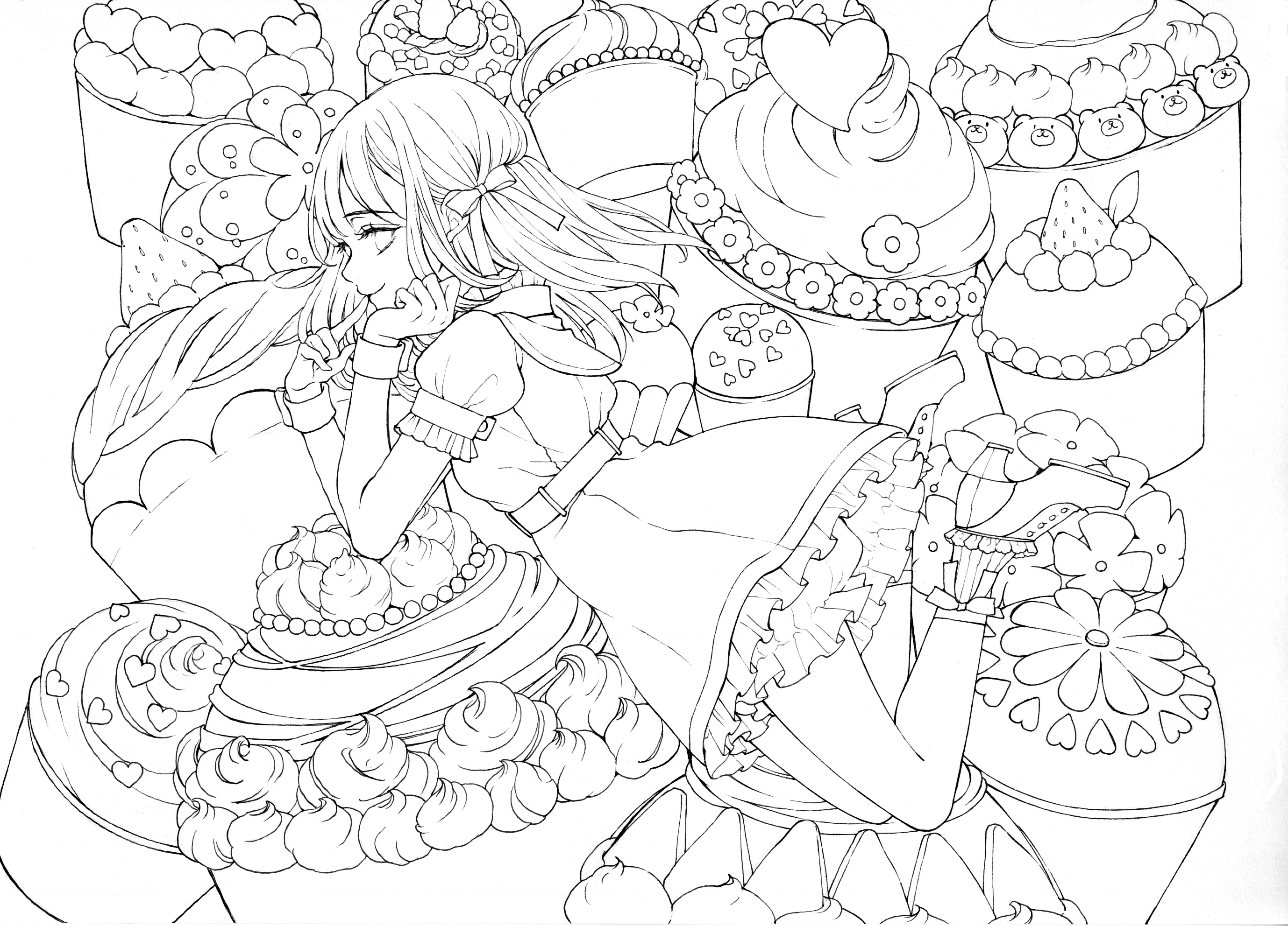 Twitter 上的 にちぼう編集部t りーりん コピックの女の子イラストブック 特設サイト完成 休校で出かけられないコピックユーザーさん 線画をダウンロードして使って下さい 個人利用の範囲でお願いします 線画を晒すと誰かが色を塗ってくれるかもしれない