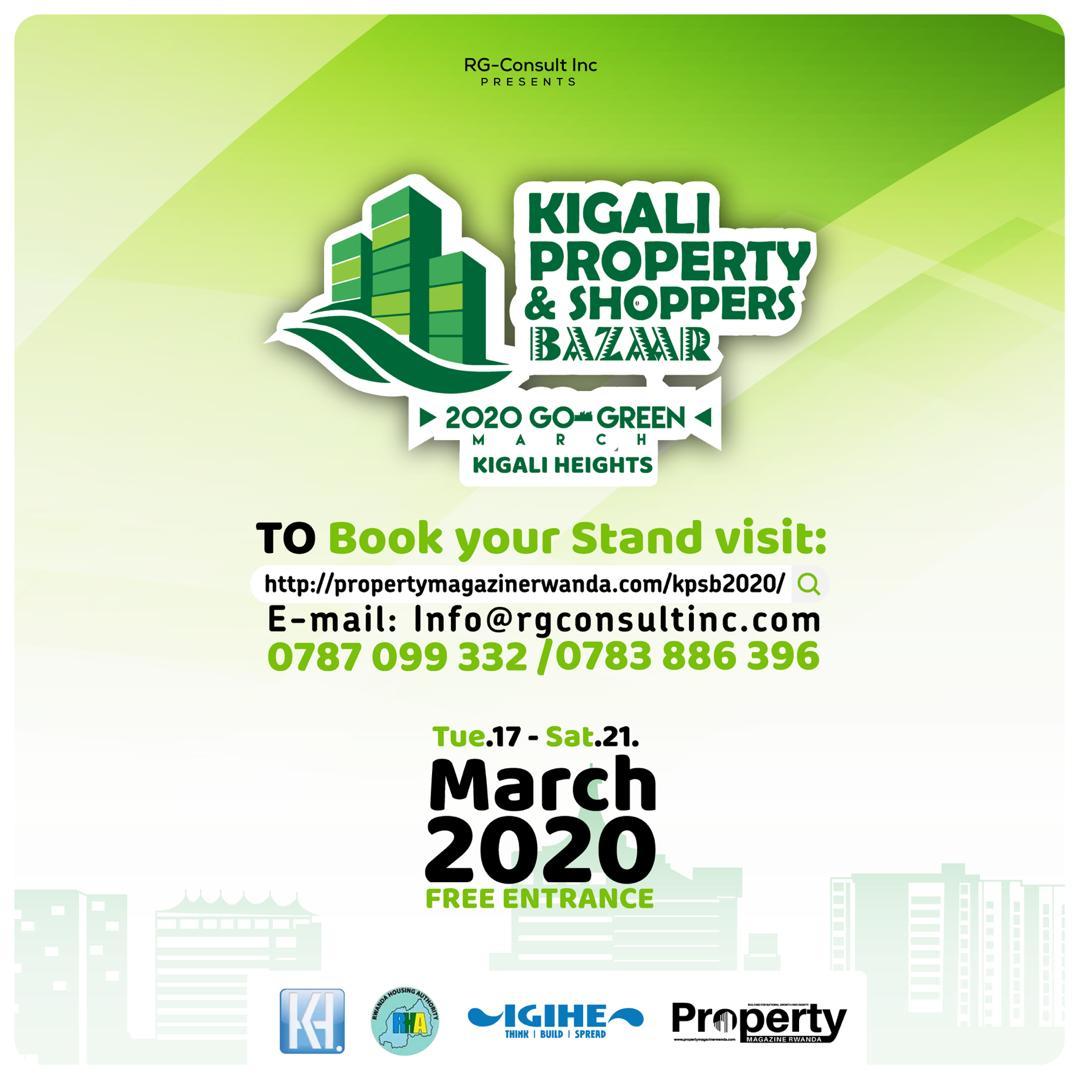 JimAfrica1's tweet photo. The 2nd #Edition of #KPSB is here. #March 16th - 20th @KigaliHeights Theme: "#GoGreen" 
Book yourself a spot to showcase your business!! @propertymag_rw @Rgconsultinc @IGIHE @JeremyKirabo 
#JimAfricaEventsWorks20 https://t.co/ClKtPgpMa4