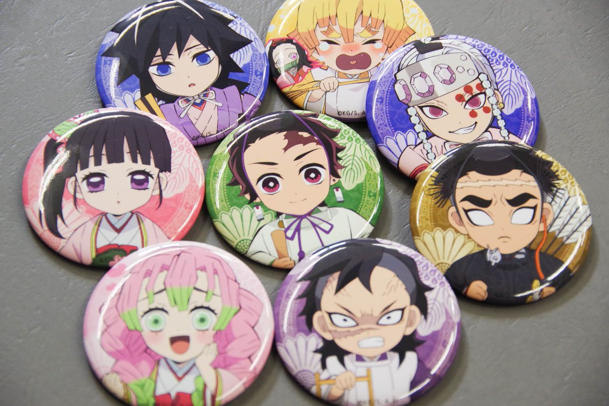 新品☆鬼滅の刃【胡蝶しのぶ】マチアソビ☆ひなまつり☆缶バッジ