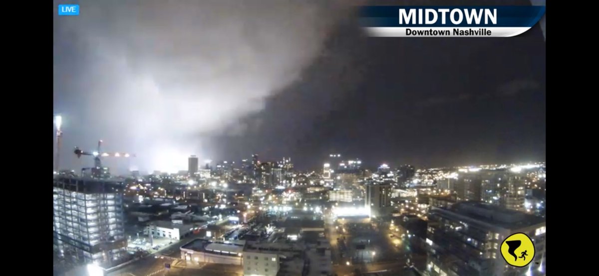 imstillJosh's tweet photo. H/T to @NashSevereWx for excellent weather coverage for tonight’s Nashville tornado! https://t.co/Rfz1HEmjaE