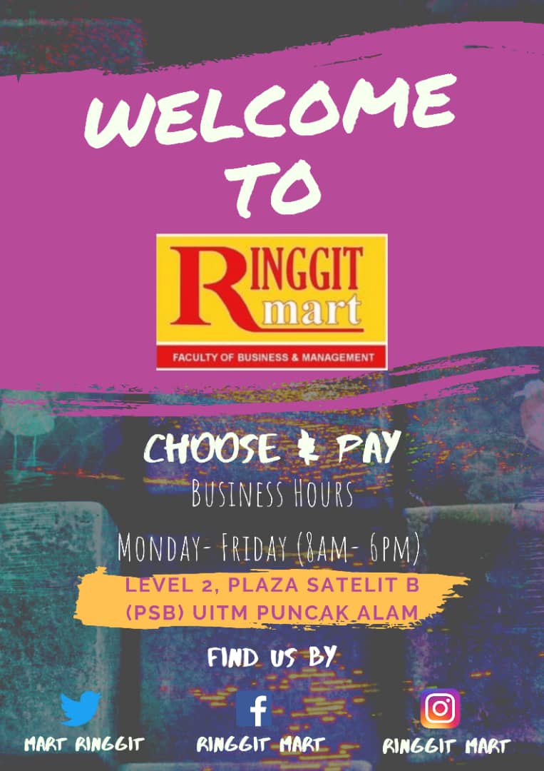 MartRinggit's tweet image. Hi everyone! Ringgit Mart business hours is from 8AM-6PM Monday to Friday to fulfill your needs and wants 🙆🏻‍♀️

Come and visit us today! 🥳