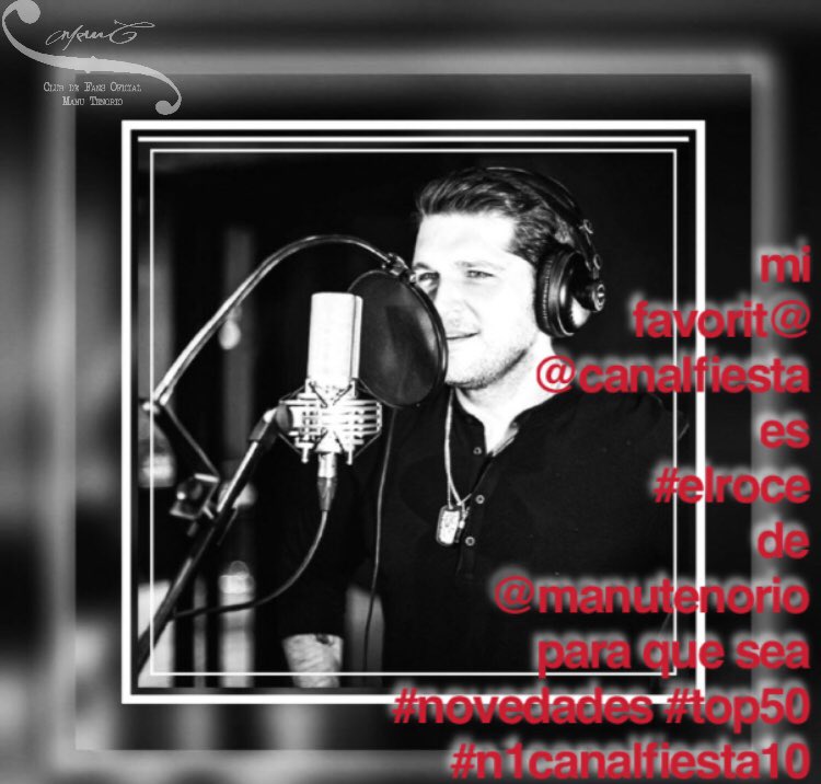 999_alicia's tweet photo. Mi Favorit@ @canalfiesta es #ElRoce de @manutenorio para que sea #Novedades #Top50 #N1CanalFiesta10 🔝🔝🔝🎶🥰 https://t.co/gBp0aCUBCQ