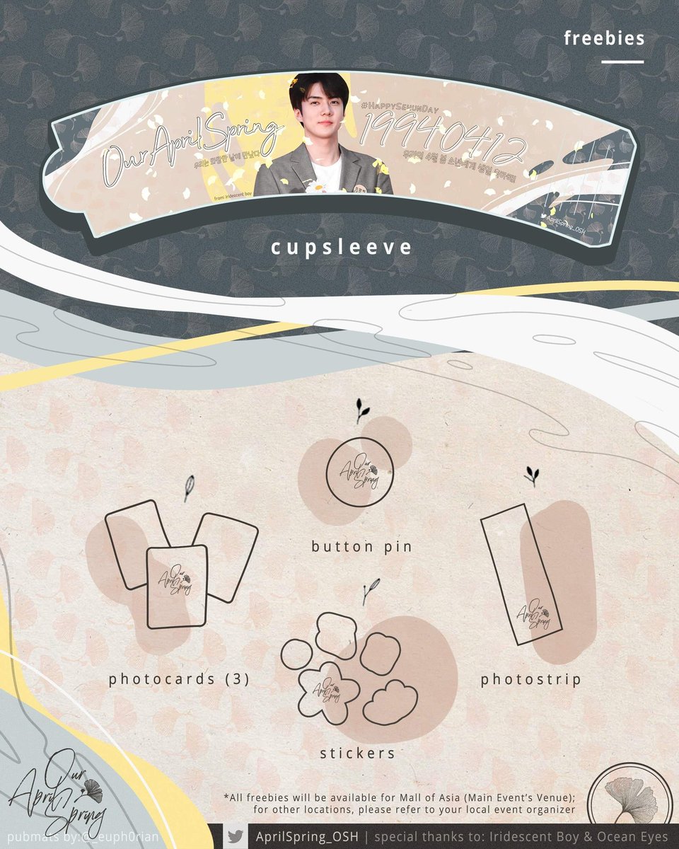 4MYAeris's tweet photo. Finished
Just to inform that the following Sehun cupsleeve has reached its max quantity. 🙏😊. We appreciate it if those who haven't fill the form don't tick these sleeve anymore. Sorry for the inconvenience, thanks for all the support ❤️. #BackToBasicWithEXO #3291DaysWithSehun https://t.co/VEXWk3NoMW