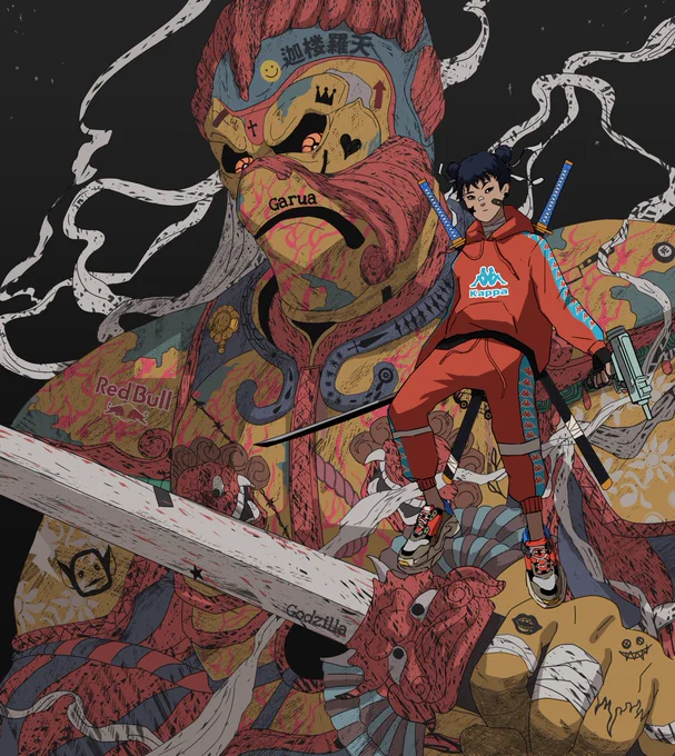 護法善神?
Dharmapala?
which one do you like more? yellow,blue,red? 