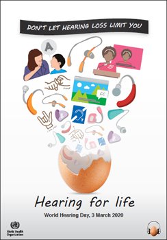 #WorldHearingDay is held on 3 March each year to raise #awareness on how to #prevent deafness and hearing loss &amp; promote ear and hearing care across the 🌍
We #terps need to look after one of the most precious tools of our trade #1nt #worldhearingday2020 
aiic.net/page/8902