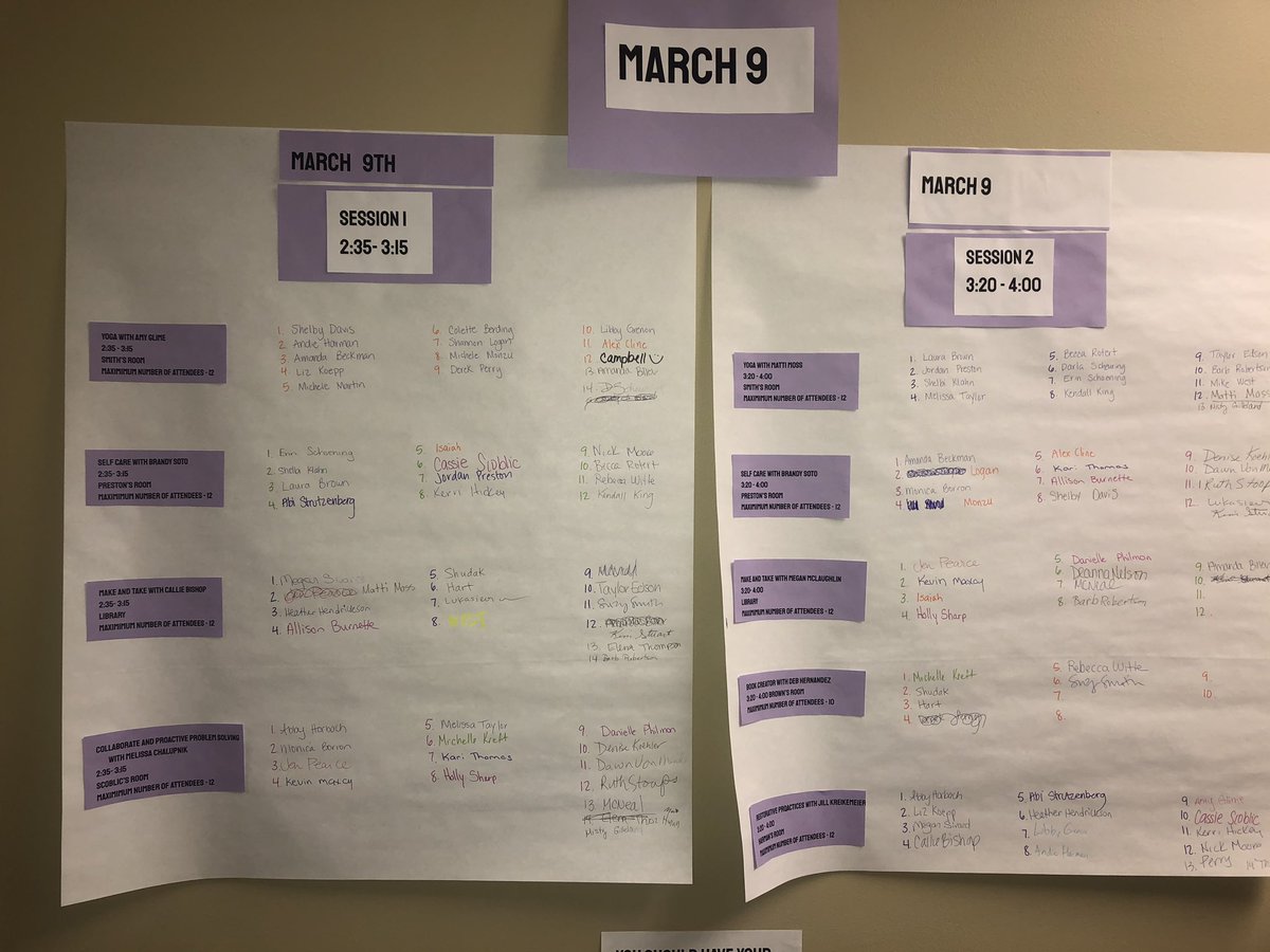 mtaylor422's tweet image. You know your principal truly understands being a trauma-informed school when all staff members have the #agency to choose PD sessions such as Self Care, Yoga, and Collaborative &amp;amp; Proactive Problem Solving. #cvpyp #cbcsd #AchieveMore @AmyGlime