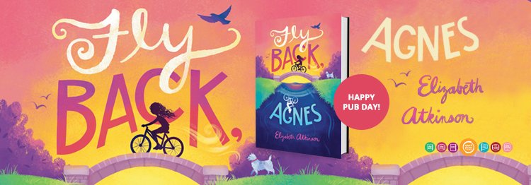 BookSparks's tweet photo. Sending happy pub day wishes to #FlyBackAgnes by @ElizzzAtkinson! https://t.co/lSvTYq9flM https://t.co/i2fAZ6soRb
