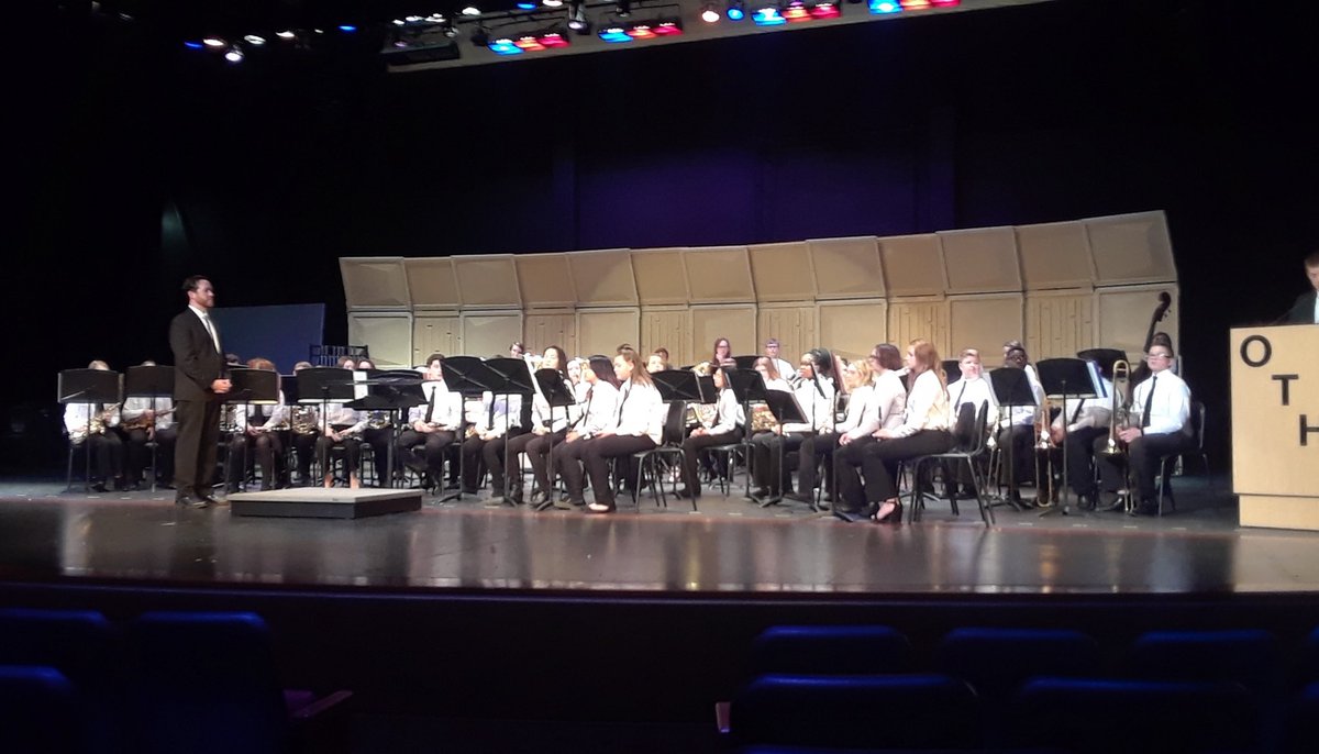 MrNoud's tweet photo. Yesterday the Coolidge Wind Ensemble did a FANTASTIC job at the Metro East Concert Band Festival at O’Fallon Township High School! https://t.co/QMAsDjouTk