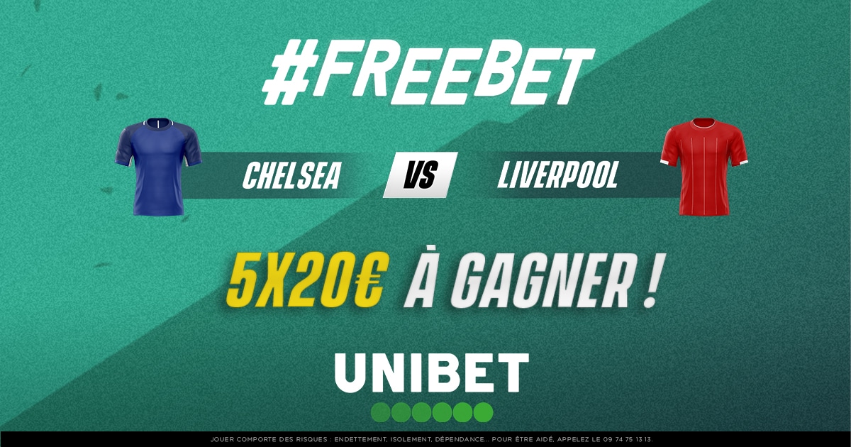 UnibetFrance's tweet photo. 🇬🇧 Qui sera le dernier buteur de Chelsea-Liverpool ?

🔁 RT + Pseudo + #FreebetUnibet 
⏰ Fin du jeu à 20h45
🍀 TAS mercredi

#CHELIV https://t.co/VVoEowahQ7