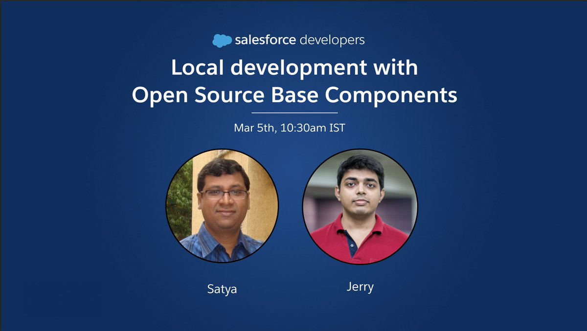 heroku's tweet image. Coming in two days: join us for a webinar on Local development with Open Source Base Lightning Components followed-up by some live coding. Learn more and signup here: sforce.co/2ViMfRt