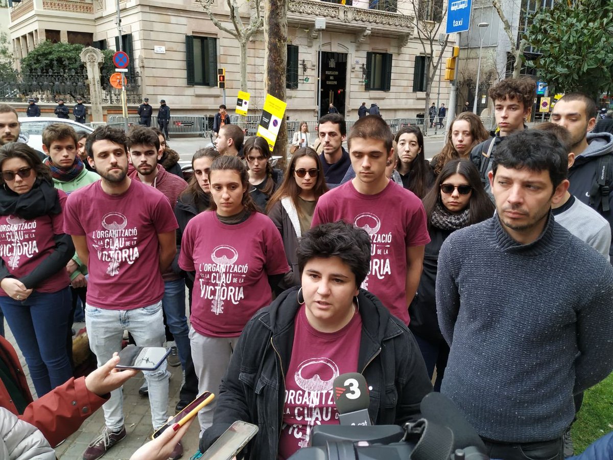🔴🎙️ Avui davant la Delegació del govern espanyol a #Barcelona fem balanç repressiu d'<a href="/Arran_jovent/">Arran</a> presentem les novetats judicials del cas #LaClau🗝️