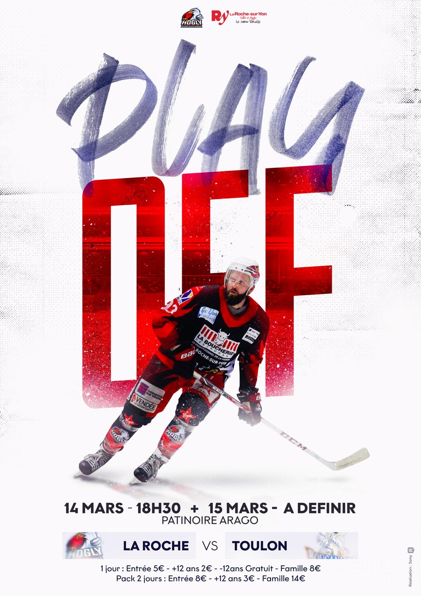 HOGLY_'s tweet photo. 🏒[DIVISION 3 - PLAYOFF] 🏒

Nos Aigles connaissent désormais leurs adversaires pour les huitièmes de finale ! Ils affronteront donc l’équipe de Toulon !! 🔥🦅💪🏻

Merci à @SonyRouhaud pour l'affiche ! 👌🏻

#hockey #hogly #division3 #ffhg #GoHoglyGo https://t.co/2qR17puQA6