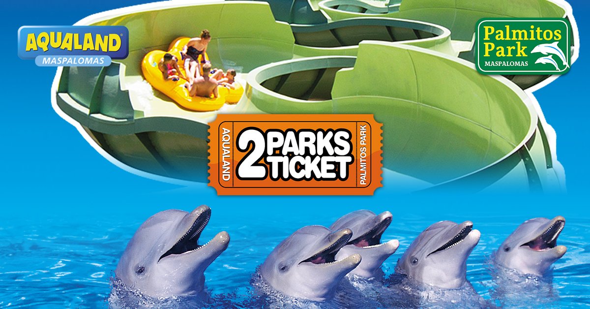 aqualandGC's tweet photo. Conoce nuestro "2 Parks tickets", donde podrás disfrutar de las atracciones acuáticas de #AqualandMaspalomas 🤘🌊 y de la gran naturaleza de #PalmitosPark en días diferentes, 🦅🌳 ¿te animas? 😉
https://t.co/k9uLjUVUJ3

#diversión #atracciones #agua #parqueacuático #alegría #fun https://t.co/YNWZ56HmTc
