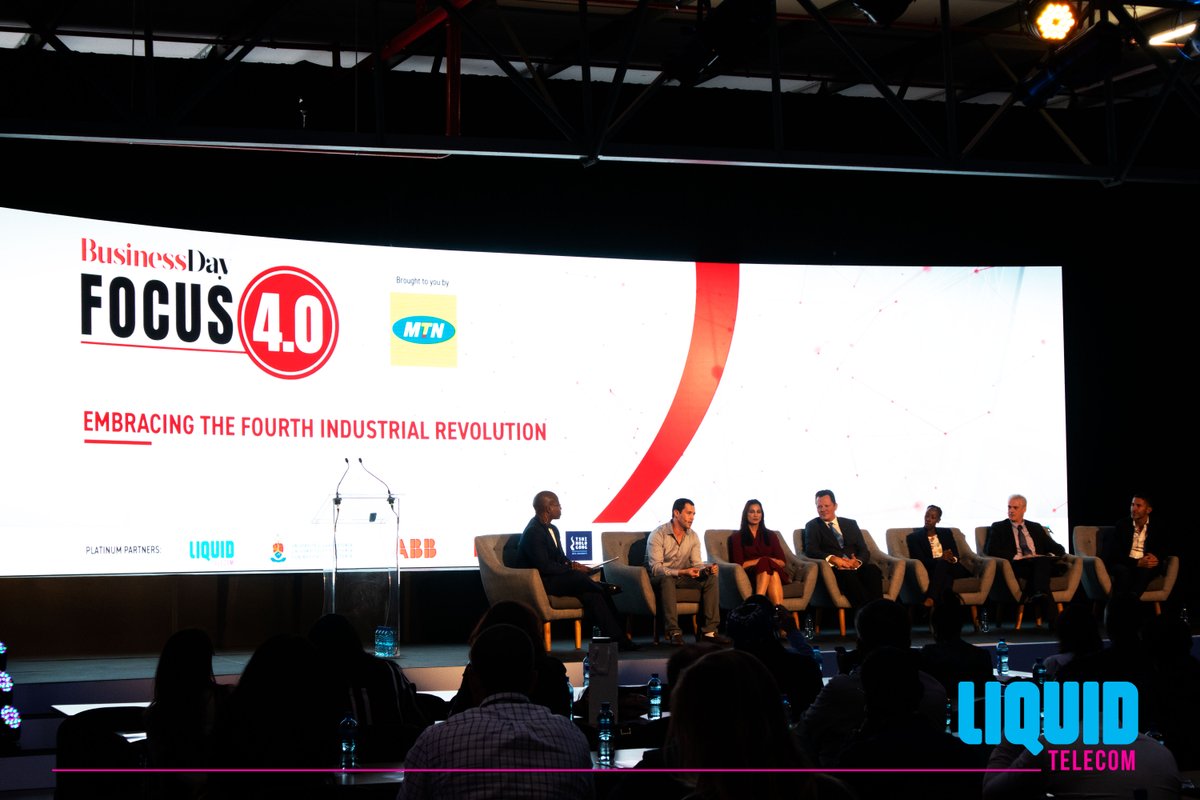LiquidInTechSA's tweet photo. We're listening in to some thoughtful conversations around SA's digital future at the Business Day Focus 4.0 Conference and Exhibition. Discover how you can support your digital future with Liquid Telecom, visit our stall.
#LiquidTelecomSA #BuidlingAfricasdigitalfuture #BDFocus4 https://t.co/tCMQmqT0IX