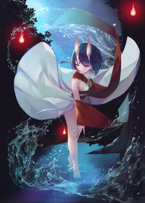 舞い

#FGO
#FateGO 
#酒呑童子 