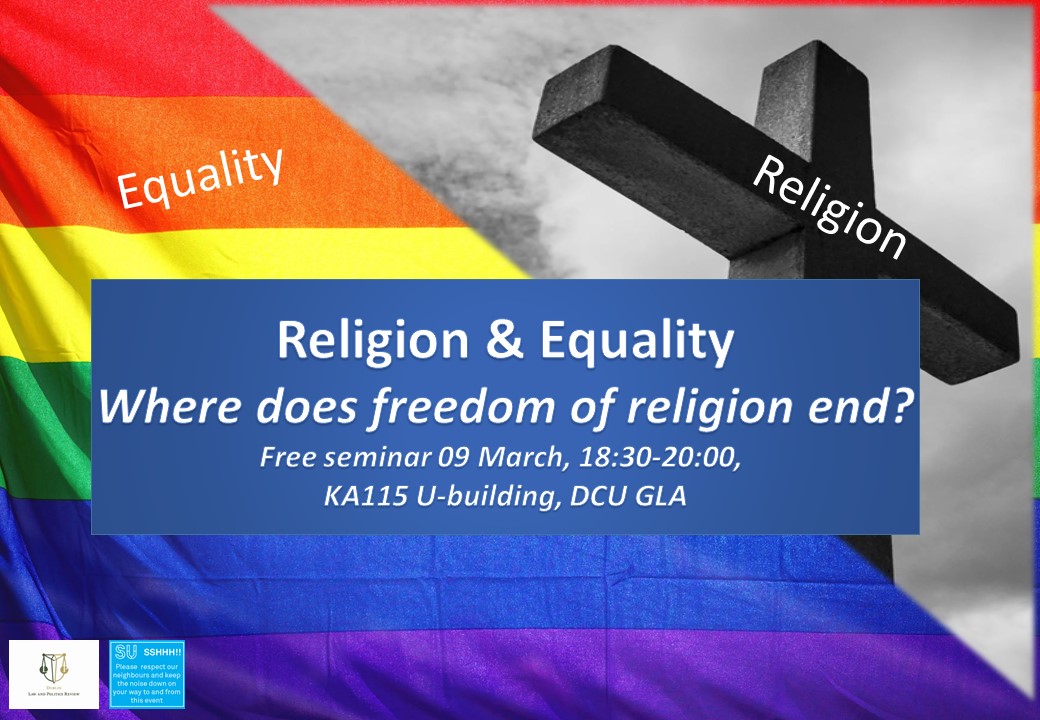 DublinLPR's tweet photo. Proud to announce Dr @TomHickeyDCU will join next week's seminar on Religion and Equality. Speaking on the Irish Constitution and how Freedom of Religion and Freedom from Discrimination have interacted. We are looking forward to his presentation!

more inf
https://t.co/aSpBHqG1Pc https://t.co/H4MJT5Mjlq