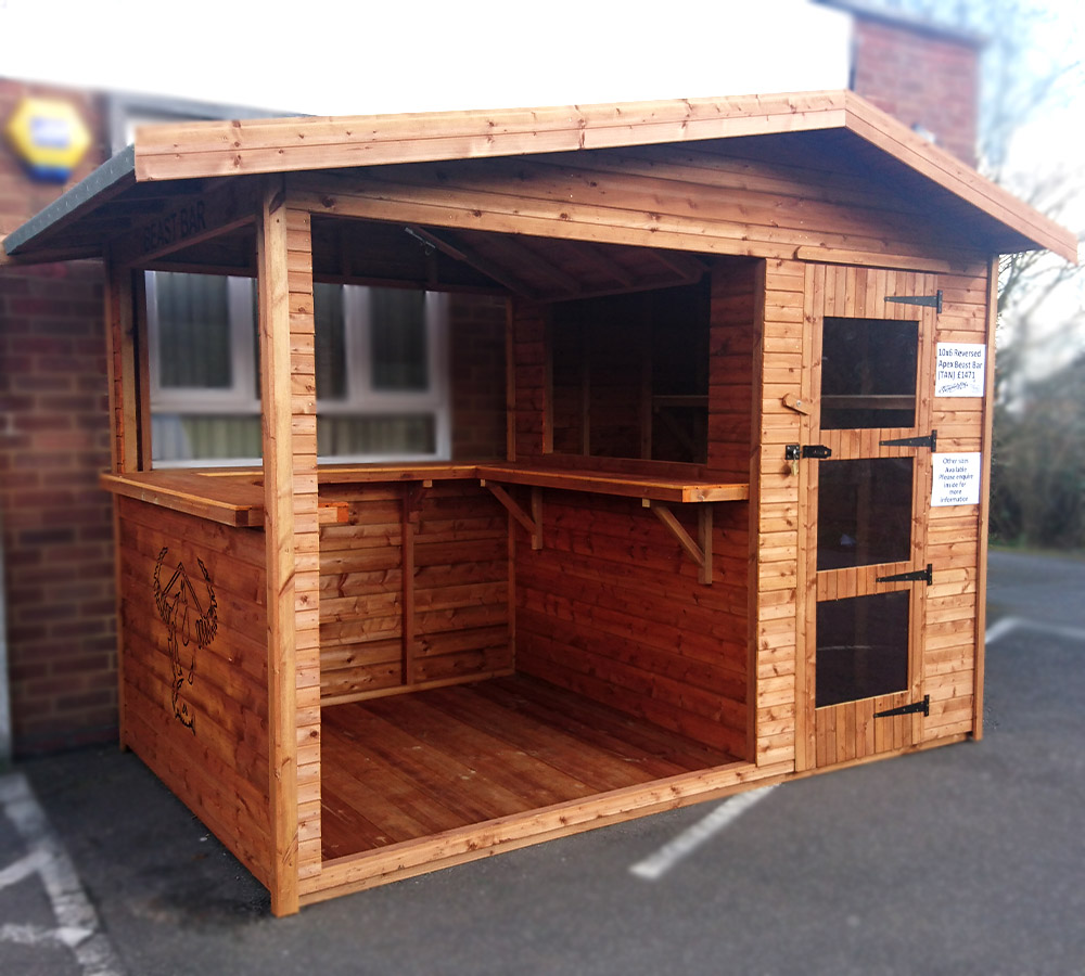 BeastSheds's tweet photo. Check out our range of Beast Bars, bring the beer garden to you this summer! get in touch today for a bespoke quote! #garden #shed #beergarden #beastbar #freedelivery #freeinstallation https://t.co/PlL9UGOSDQ