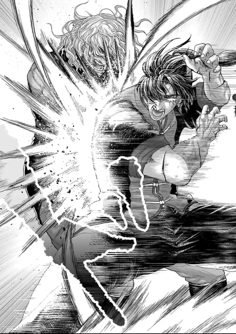 絶頂武闘伝バルト -バカでもなれる人類最強- 本日更新されてます!
無料7話、先読み9話まで公開中!
刃流斗VSジュウケンの死闘が始まる…!!
 #サイコミ https://t.co/7J4S5JupaP 