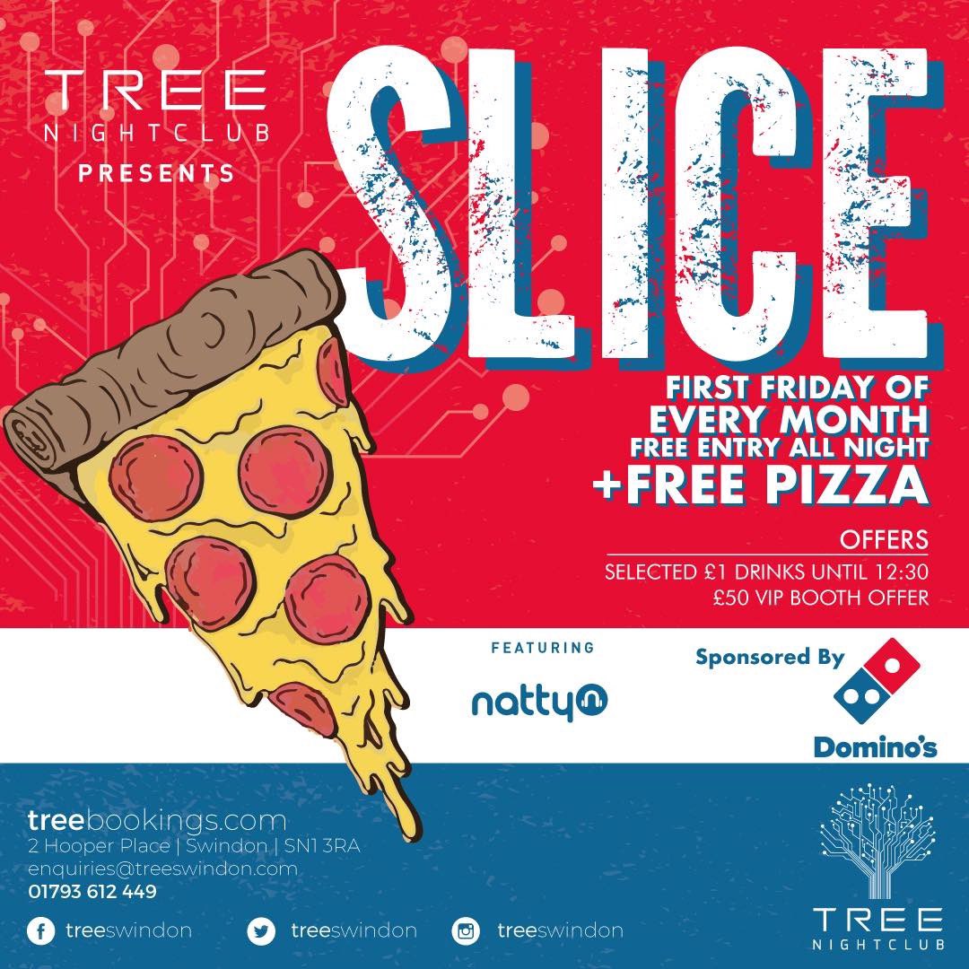 ITS BACK...🍕🍕🍕

The countdown is almost over for the best Friday of the month. Head on down this Friday for FREE PIZZA, free entry &amp; £1 drinks🍕

#BEVIP for only £50 - 2 booths left! 
Give us a call to get booked in