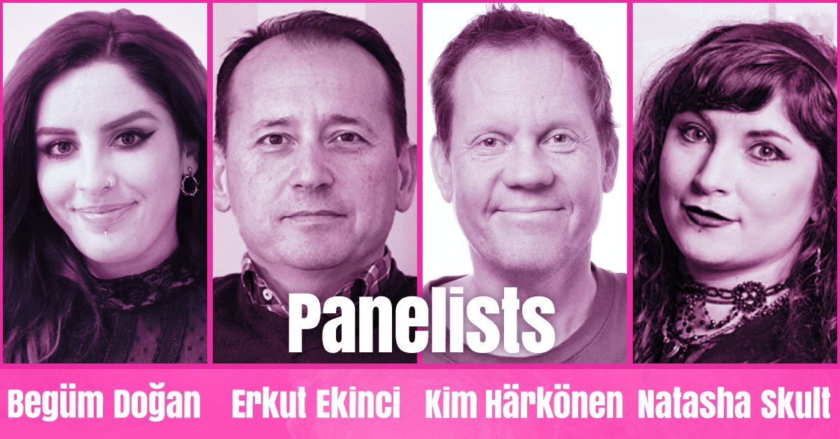 VR_Nordic's tweet photo. Only 7 days left until VRN2020!🙌 

The panel discussion at VRN2020 brings four amazing professionals together on one stage! Clear your question marks with Begüm Doğan, Erkut Ekinci, Kim Härkönen, and Natasha Skult.

Tickets available at: https://t.co/rWtr4tlYHv https://t.co/76kkXH5RN3