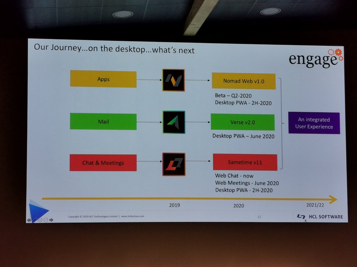 WOW! What a great development and roadmap by <a href="/HCLDigital/">HCL Digital Solutions</a> <a href="/HCL_CollabDev/">HCL CWP Development</a> #engageug 👏👏👏