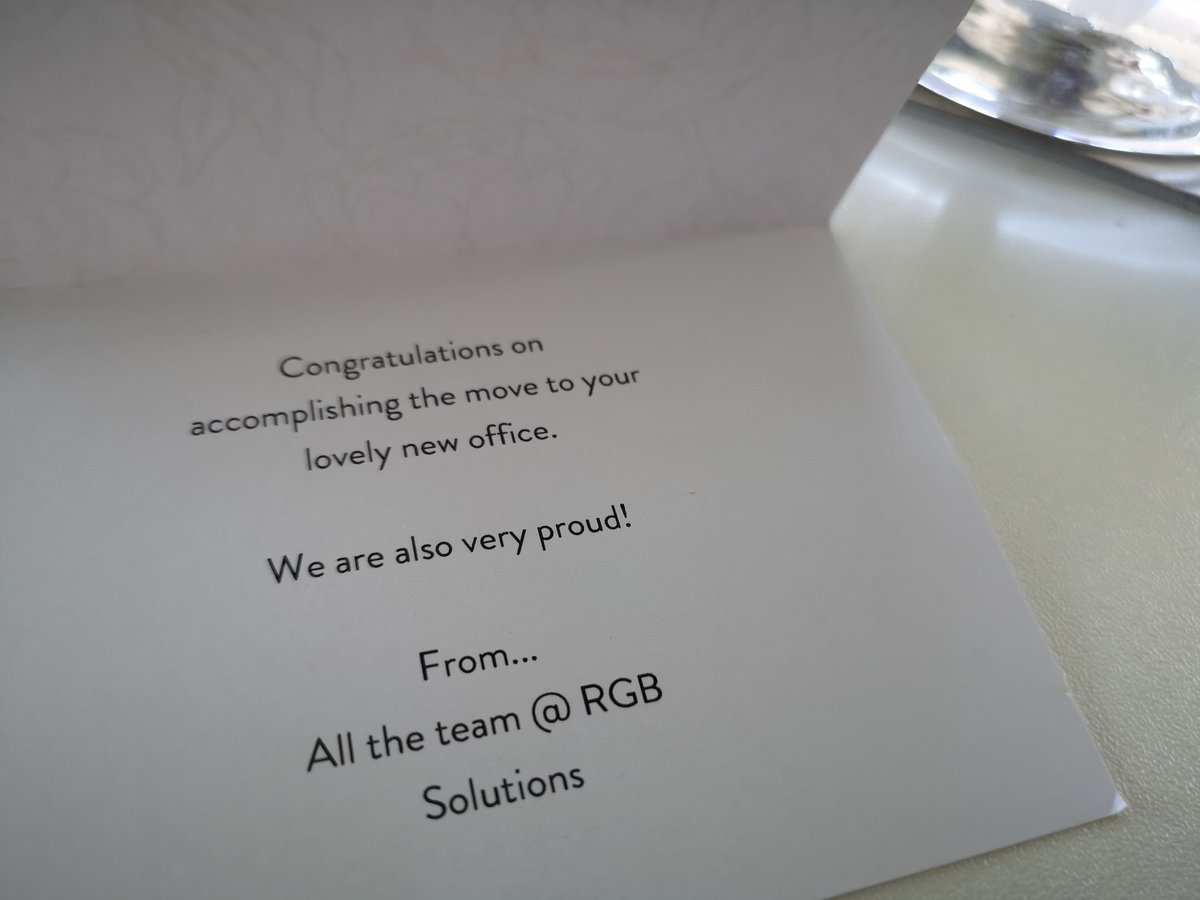 _KSLD_'s tweet image. Thank you so much to our wonderful IT team at #RGBSolutions who conducted a seamless move for us. Delighted to receive these beautiful flowers this morning. 💙 We couldn&apos;t be happier. Thank you to the whole team. We couldn&apos;t do it without you. #lightingdesign #IT @EFLAengineers