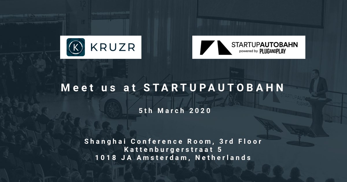 Kruzr_co's tweet image. Don't miss the session by Ayan  &amp;amp;  @onnobloemers  at STARTUP AUTOBAHN powered by Plug and Play. #kruzr #startupautobahn #europeinsurance #networking #startups #innovation #plugandplay #futuremobility