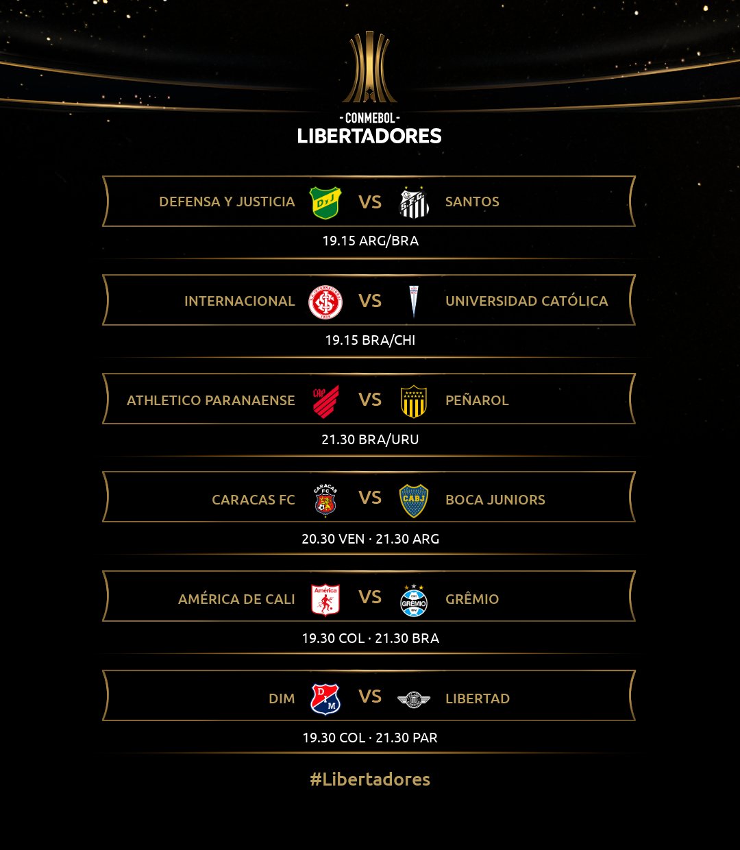 Inicia la Fase de Grupos de la Conmebol Libertadores Toque de Barrio