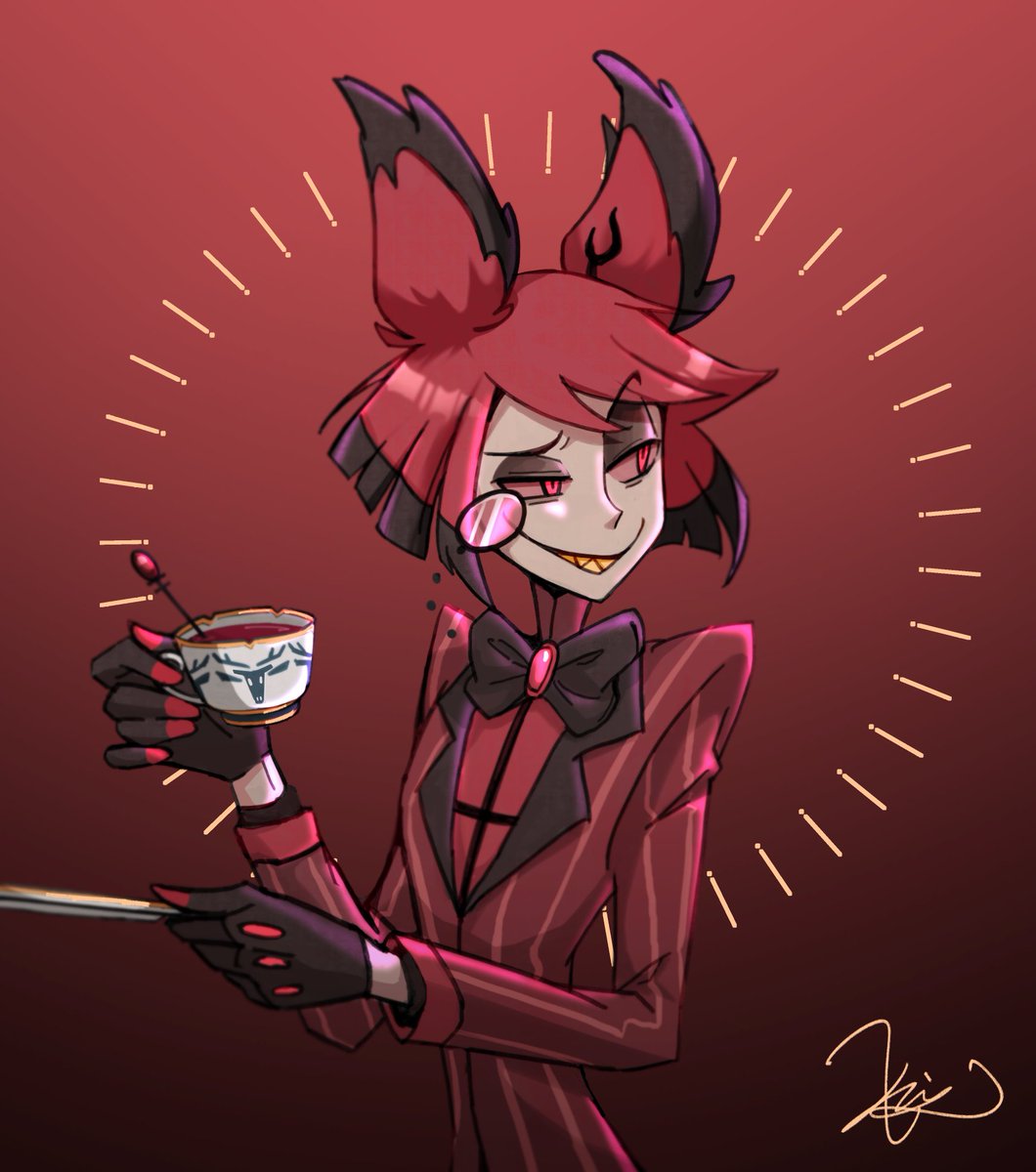 shing821105's tweet photo. #HazbinHotel #RadioDemon #Alastor https://t.co/Pn4EXZ27Io