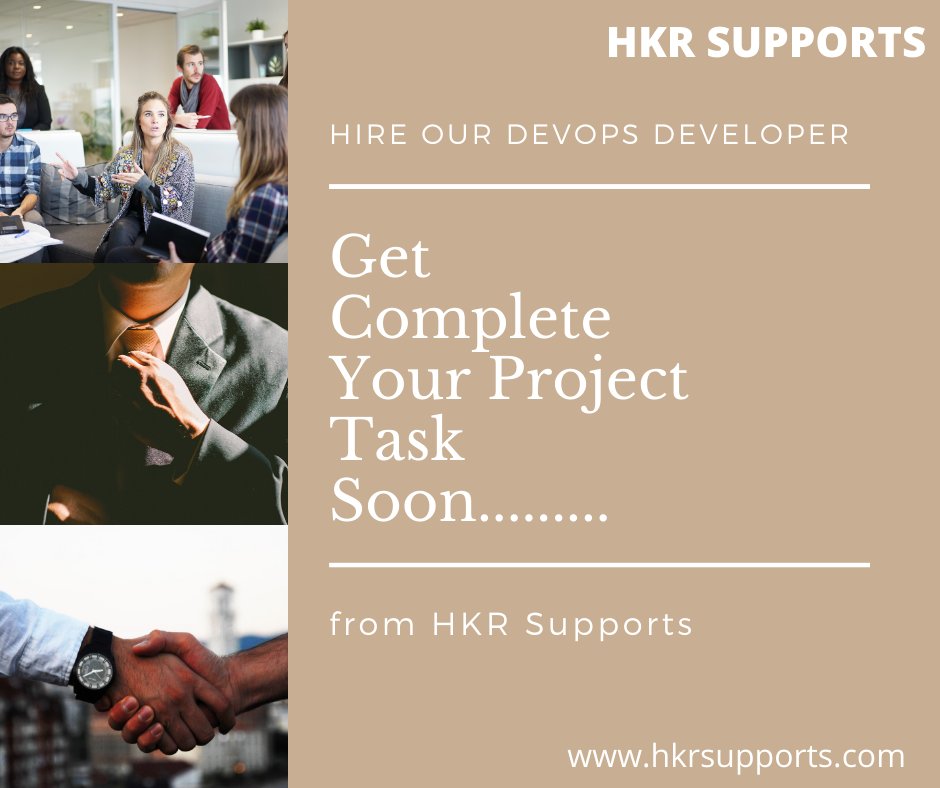 HkrSupports's tweet image. Hire our DevOps developer, Get completed your project task soon..
For more details
Visit: hkrsupports.com/devops-support
Contact :+91 7036587777(IND)
+1 872 231 0447(USA)
#DevOps #DevOpssupport #DevOpshelp #Onjobsupport #ITTechnicalsupport #OnlineITsupport