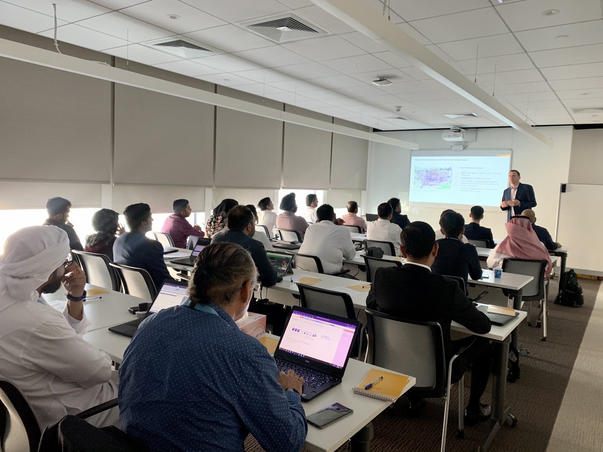 MidhunsNotes's tweet photo. Day 1, SAP Cloud Platform Customer Workshop Dubai.
#Workflow #ProcessVisibility #BusinessRules #MobileApps https://t.co/FzB2Nwcysc