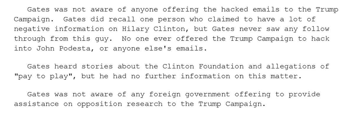 This is key to understanding the dynamic in 2016."Not aware of anyone offering the hacked emails to the Trump campaign" - Of course not. Why have them touch it when you can hand it to JULIAN ASSANGE?
