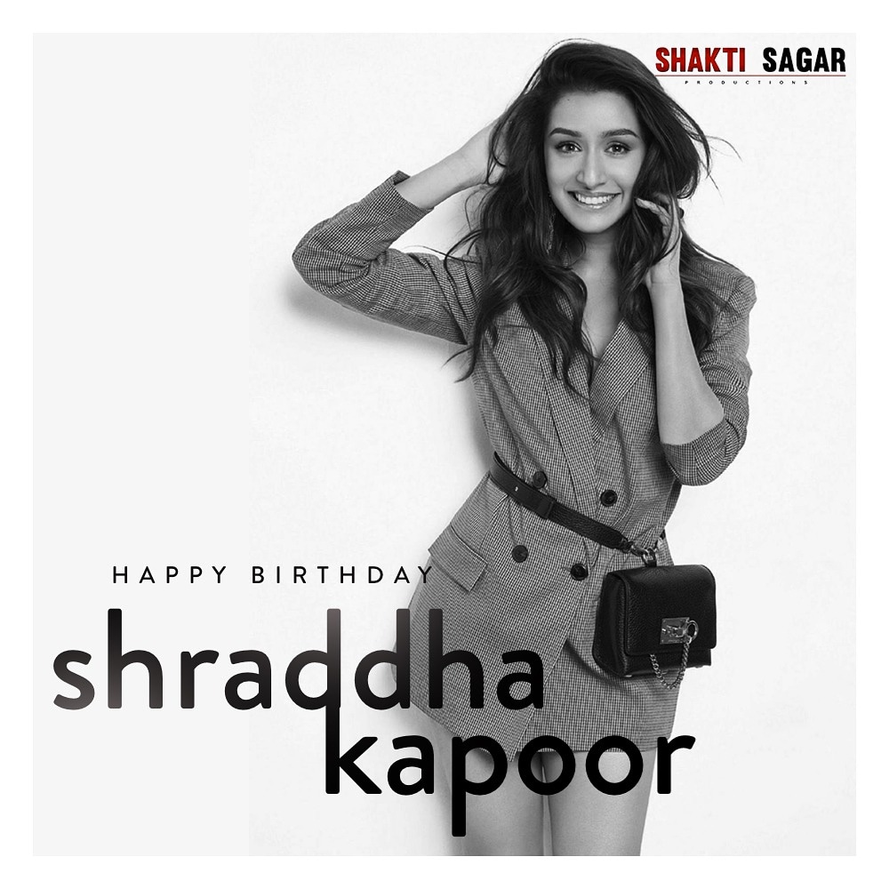 Here's wishing the talented and versatile <a href="/ShraddhaKapoor/">Shraddha</a> a very happy birthday! 💥
.
.
.
.
#ShraddhaKapoor #HappyBirthdayShraddhaKapoor #Bollywood #Films #ShaktiSagarProductions