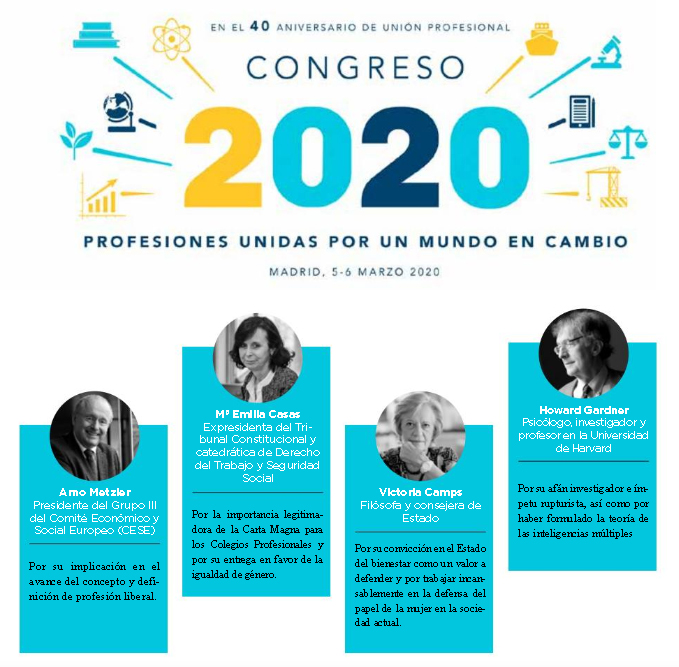 UProfesional's tweet photo. @_OrtegaVictoria @ToniGaldonRuiz @SromeroOmc @pitres @TVConchi @Gpaseiro @Arno_Metzler @DrHowardGardner @_anapastor_ @UTC_UGT 'Las profesiones, comprometidas con un mundo en cambio' >> En #Profesiones, artículo de la presidenta de Unión Profesional @_OrtegaVictoria a propósito del #CongresoUP2020 >> https://t.co/KEIeAAXbCu 📌🏆 #PremiosUP https://t.co/nkhupl0R75