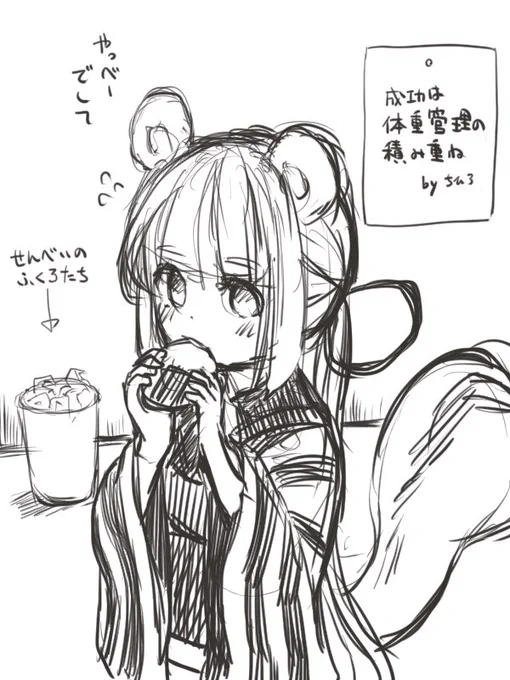 りすのんらくがき 