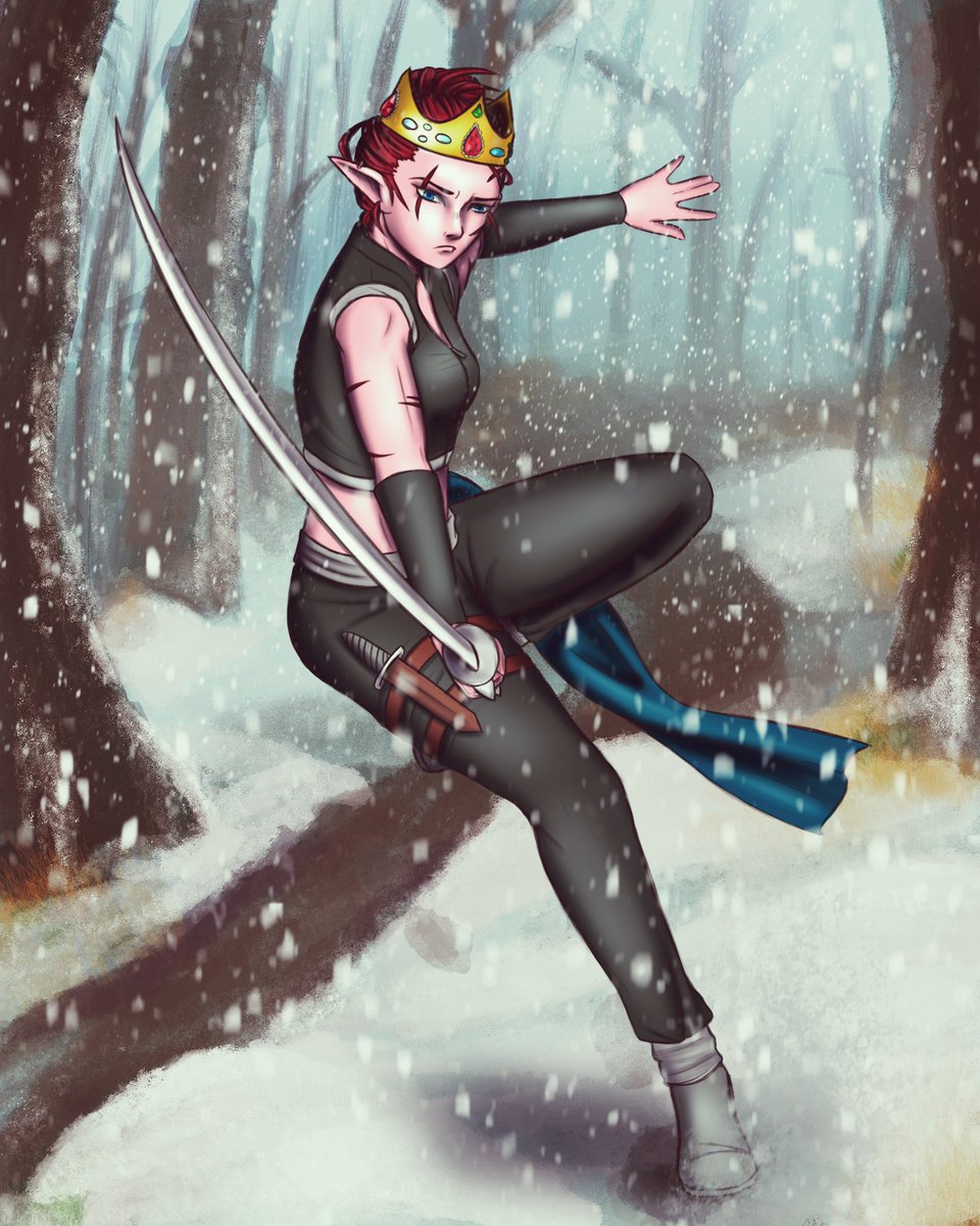 PockyMonster_'s tweet photo. Seeing this around again so I thought I’d make a fresh #VisibleWomen post!
.
.
.
Hi! I’m Dakota and I like to draw and do digital art! (Sorry this is like, all dnd stuff from our current campaign XD) https://t.co/bxrWOdihfw