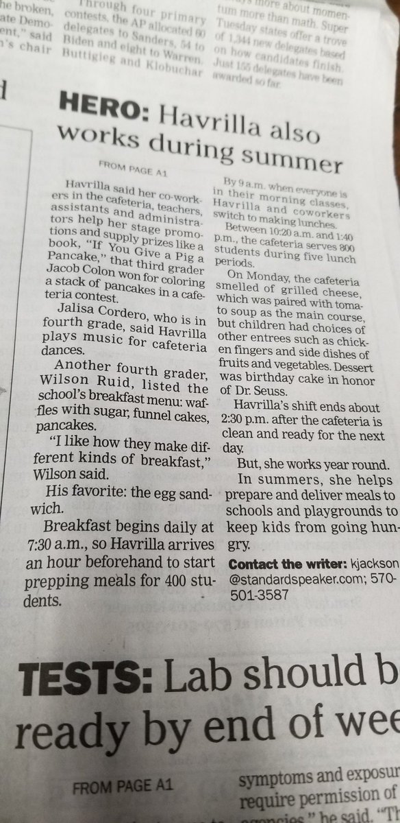 TNG_Hazleton's tweet photo. How about this? Headlines. All of our staff are true heros.
Great to be a part of HASD ! https://t.co/OJZh5rD12r