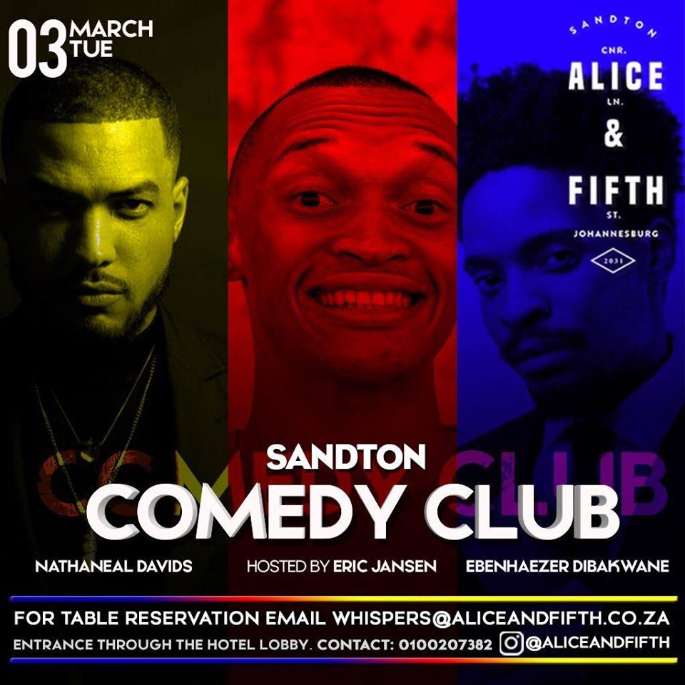SandtonCentral's tweet photo. Come get these laughs tonight at Alice & Fifth, @SandtonComedy - https://t.co/n5W3wVkdWA.
#comedynight #tuesdaycomedy #comedyshow #aliceandfifth #comedy #eventsinsandtoncentral https://t.co/D36qEQCBbw