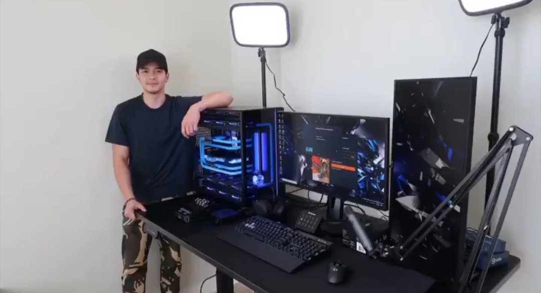 bankingonkismet's tweet photo. New luxury car, state of the art gaming set up. At 28, ngayon pa lang talaga naeenjoy ni Alden ang pags-splurge nya on himself because he has already fulfilled his promise of ensuring his family's future. Hay Paps @aldenrichards02 deserve na deserve mo to. Carry on and be happy. https://t.co/EWpTkTIMTZ