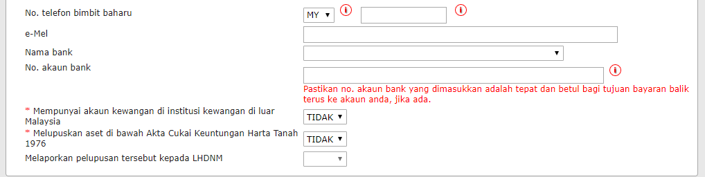 Akta di cukai tanah 1976 melupuskan aset bawah keuntungan harta Jenis Jenis