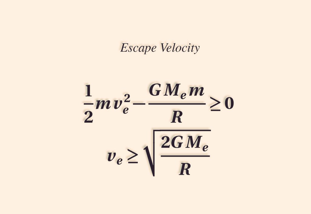 Eğer Dünya bunalttıysa kaçış için sahip olmanız gereken hız aşağıda verilmiştir.