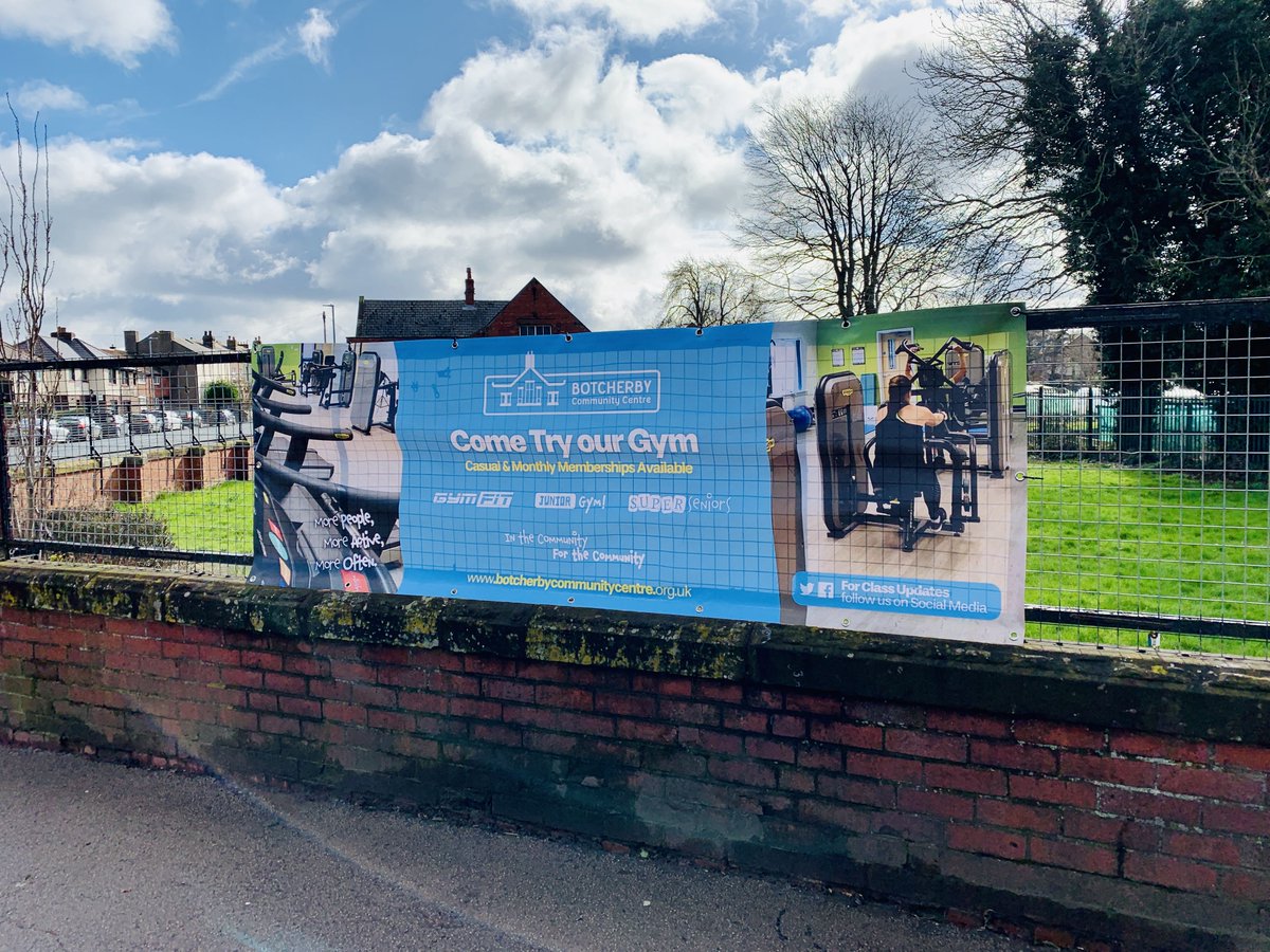 botcherby_cc's tweet photo. Check out our new gym banner! Pride of place on Warwick Road! https://t.co/u0lp0Vdiq3