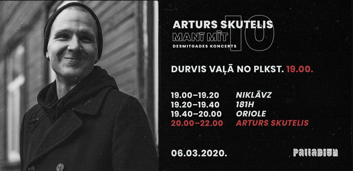 Laika plāns piektdienas vakaram.

Biļetes: ej.uz/desmitgades-ko….